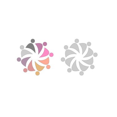 Birlikte Takım Çalışması İşaret İşareti Sembolü Logosu