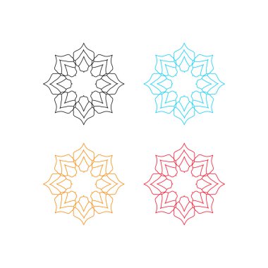 Ayurveda Spa Oteli Tatil Köyü Sembol Logo Vektörü