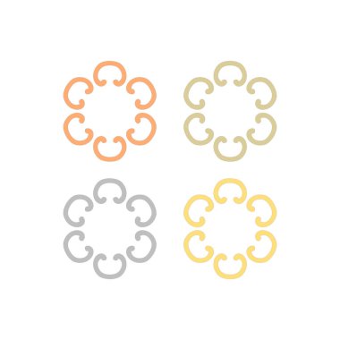 Ayurveda Spa Oteli Tatil Köyü Sembol Logo Vektörü