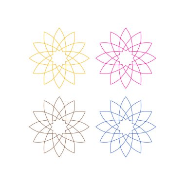 Ayurveda Spa Oteli Tatil Köyü Sembol Logo Vektörü