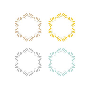 Ayurveda Spa Oteli Tatil Köyü Sembol Logo Vektörü