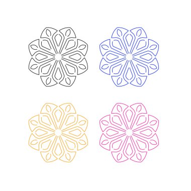 Ayurveda Spa Oteli Tatil Köyü Sembol Logo Vektörü