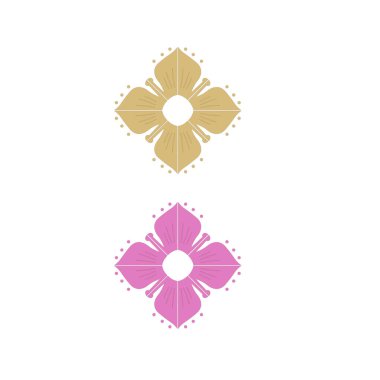 Ayurveda Spa Oteli Tatil Köyü Sembol Logo Vektörü