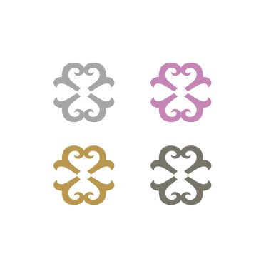Ayurveda Spa Oteli Tatil Köyü Sembol Logo Vektörü