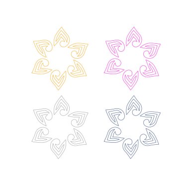 Ayurveda Spa Oteli Tatil Köyü Sembol Logo Vektörü