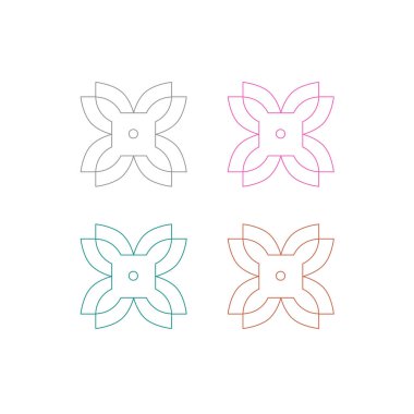 Ayurveda Spa Oteli Tatil Köyü Sembol Logo Vektörü