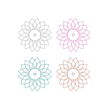 Ayurveda Spa Oteli Tatil Köyü Sembol Logo Vektörü