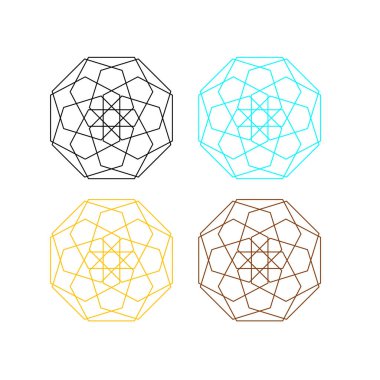 Ayurveda Spa Oteli Tatil Köyü Sembol Logo Vektörü