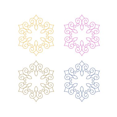 Ayurveda Spa Oteli Tatil Köyü Sembol Logo Vektörü