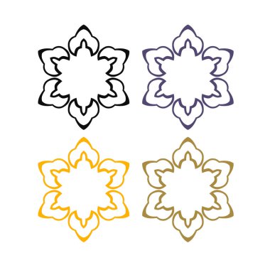 Ayurveda Spa Oteli Tatil Köyü Sembol Logo Vektörü