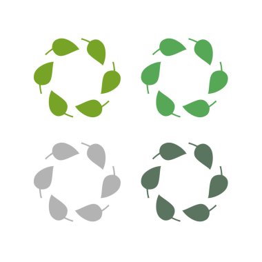 Beyaz üzerinde organik tarım İşaret Sembolü Clipart logosu izole edildi