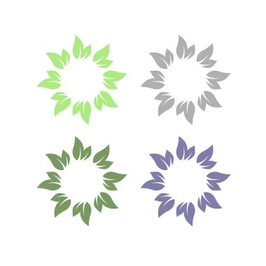 Beyaz üzerinde organik tarım İşaret Sembolü Clipart logosu izole edildi