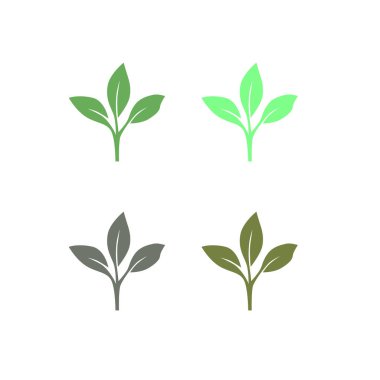Beyaz üzerinde organik tarım İşaret Sembolü Clipart logosu izole edildi