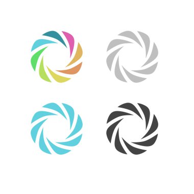 KOLORFUL ÇIKARMA İŞARETİ İŞARETİ Bembeyaz üzerine VECTOR EDİLDİ