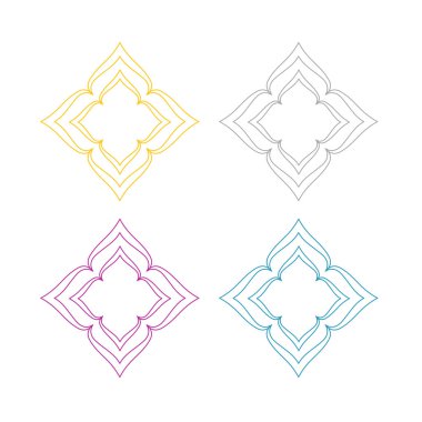 Wellness Resort Spa Ayurveda Otel Sembol Logo Vektörü