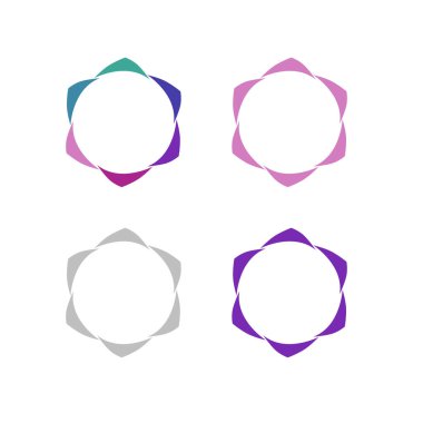 KOLORFUL ÇIKARMA İŞARETİ İŞARETİ Bembeyaz üzerine VECTOR EDİLDİ