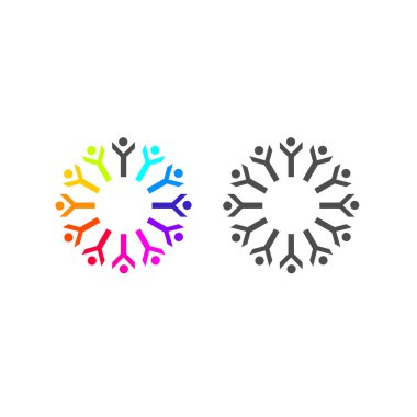 KÖRÜL İNSANLARI BİR İŞARETİ İŞARETİ VECTOR 'a İŞARETİ EDİLDİ