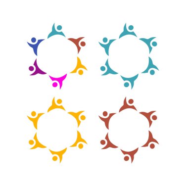 KÖRÜNCÜ İNSANLAR BİR İŞARETİ LOGO VECTOR