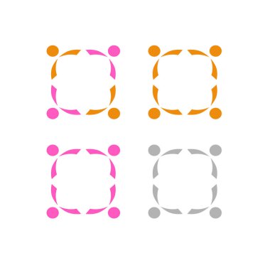 KÖRÜNCÜ İNSANLAR BİR İŞARETİ LOGO VECTOR