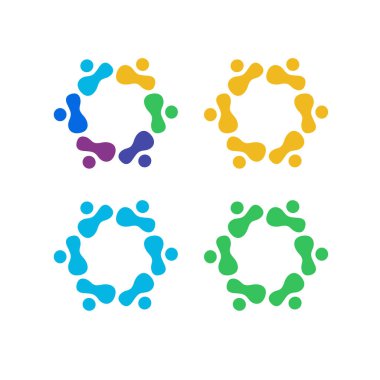 KÖRÜNCÜ İNSANLAR BİR İŞARETİ LOGO VECTOR