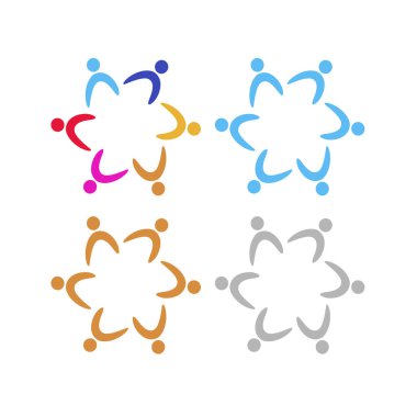 KÖRÜNCÜ İNSANLAR BİR İŞARETİ LOGO VECTOR