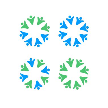 KÖRÜNCÜ İNSANLAR BİR İŞARETİ Sembol logosu