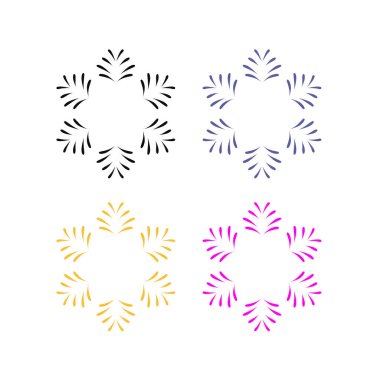 NATURAL MANDALA İşaret Sembolü Logo VECTOR