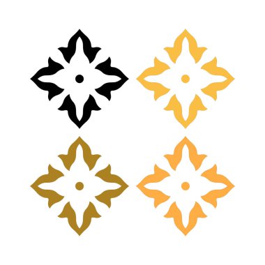 LUXURY ORNAMENTAL MANDALA İşaret Logosu VECTOR