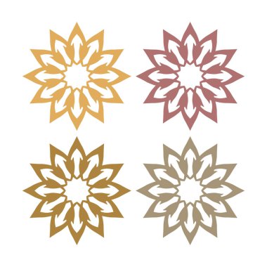 LUXURY ORNAMENTAL MANDALA İşaret Sembolü logosu