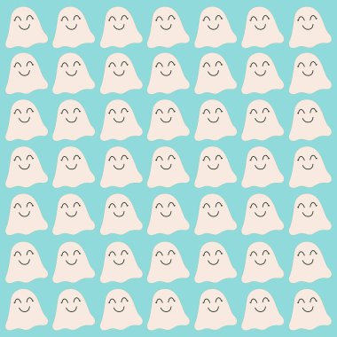Cadılar Bayramı Hayaletleri DESİJN PATTERN TEXTure BAKASI VECTOR