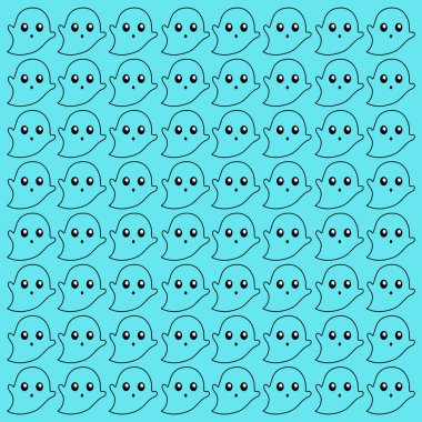 Cadılar Bayramı Hayaletleri DESİJN PATTERN TEXTure BAKASI VECTOR