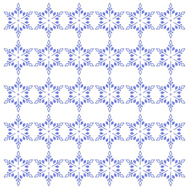 İskandinav Kış Taneleri Kalıpsal Döküm Arkaplan Vektörü