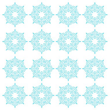 Noel Yıldızları Desen Deseni Arkaplan Vektörü