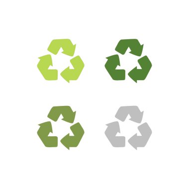 RESİKLİ Oklar İşaret Sembolü Logo VECTOR