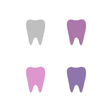 Diş Sağlığı İşareti Sembol Logo Vektörü