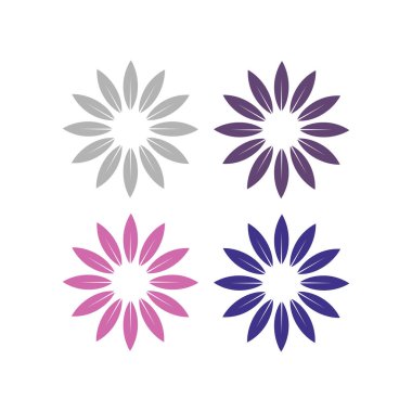 Ayurveda Spa Masaj Tatil Köyü Sembol Logo Vektörü