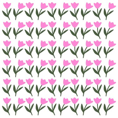 Natural Floral Spring Pattern Texture Background Vector clipart