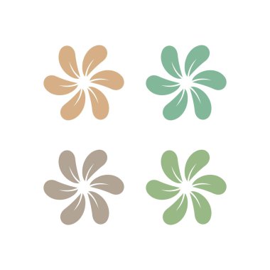 Ayurveda Spa Masaj Tatil Köyü Sembol Logo Vektörü