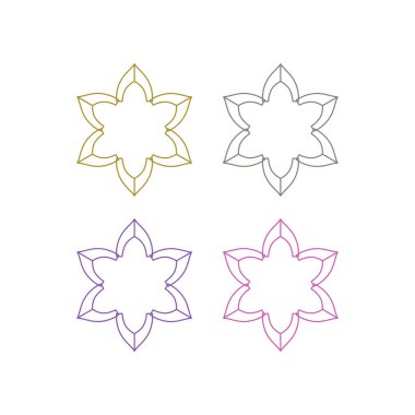 Ayurveda Spa Masaj Tatil Köyü Sembol Logo Vektörü