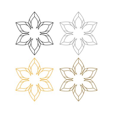 Ayurveda Spa Masaj Tatil Köyü Sembol Logo Vektörü