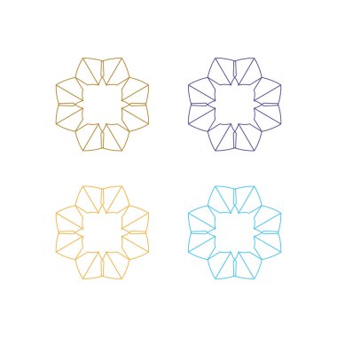 Ayurveda Spa Masaj Tatil Köyü Sembol Logo Vektörü