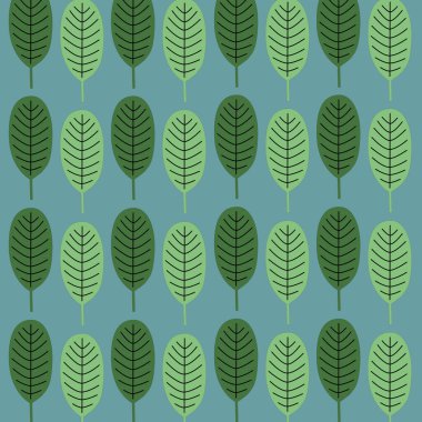 SUMMER GREEN LEAVES PATTERN TEXTURE VECTOR clipart