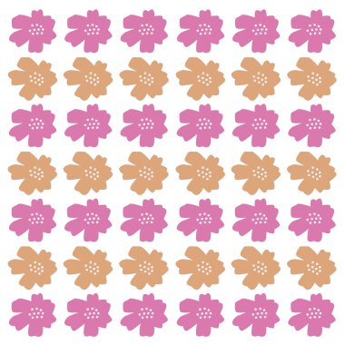 Natural Floral Spring Pattern Texture Background Vector clipart