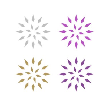 NATURAL MANDALA İşaret Sembolü Logo VECTOR