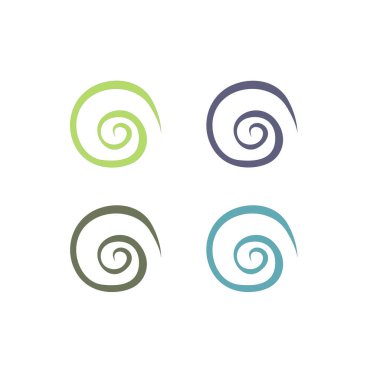 Doğal Spiral Biyoloji Dükkanı Kaliteli İşaret İşareti Sembol Logosu