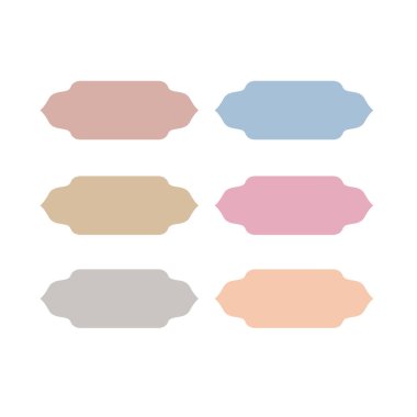 KOLORFUL MÜZİK BLANK Kağıtları LABELERİ beyaza ayarlandı