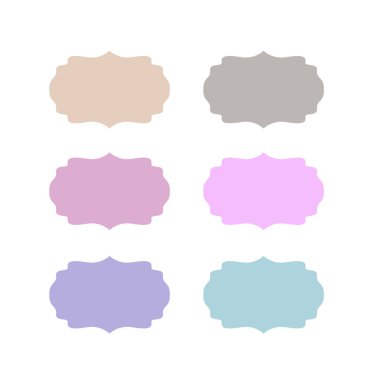 KOLORFUL MÜZİK BLANK Kağıtları LABELERİ beyaza ayarlandı