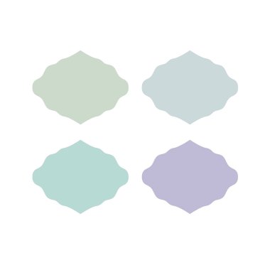 BLANK Kağıt Etiketleri Renkli Laboratuar Ürünleri BAĞLARI