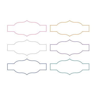 BLANK Kağıt Etiketleri Renkli Laboratuar Ürünleri BAĞLARI