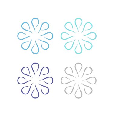 Su İşaret Sembolü Logo VECTOR 'u düşürür